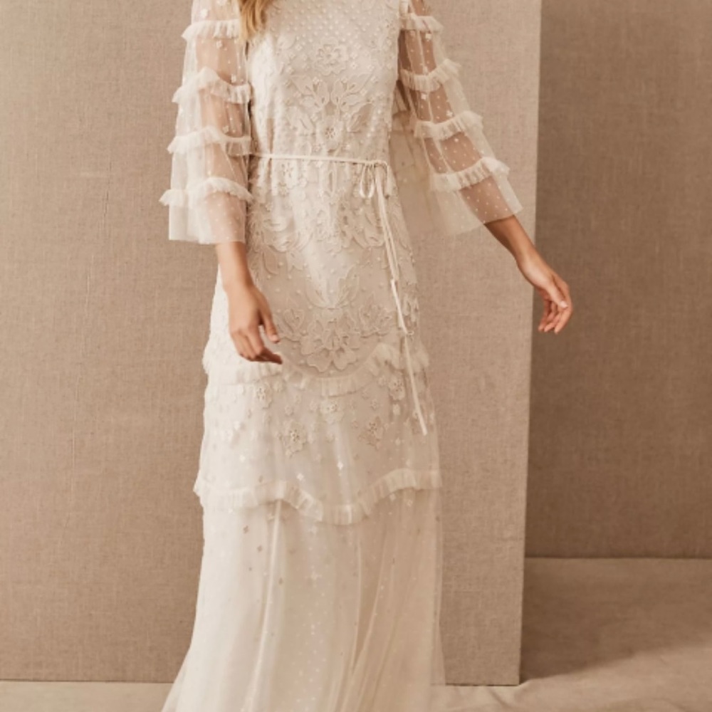 Needle & Thread PATCHWORK DRESS (worn once for 5 hours)